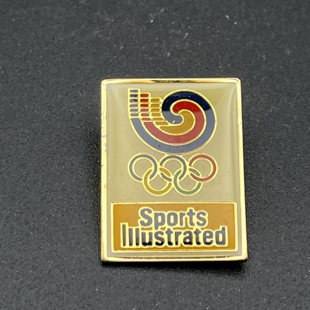 Vintage 1988 Seoul Olympics Sports Illustrated Sponsor Lapel Hat‎ Pin